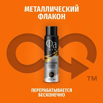 Дезодорант-аэрозоль Фа Men Invisible, 150мл