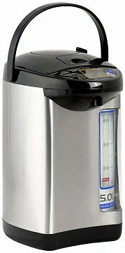 Термопот Gemlux GL-PCM-50W на 4.5л, 800Вт, серебристо-черный