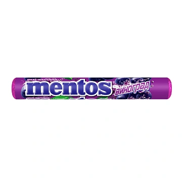 Драже жевательные Mentos виноград, 38г