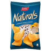 Чипсы Naturals Lorenz Морская соль и перец, 100г