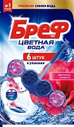 Блок туалетный Бреф Цветочная свежесть (50г x 6шт), 300г