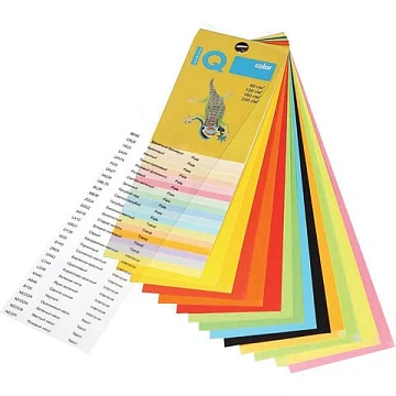 Бумага IQ 'Color neon' А4, 80г/м2, 500л. (оранжевый неон)