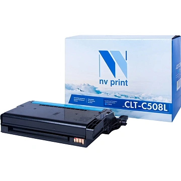 Картридж лазерный Nv Print CLTC508LC, голубой, совместимый