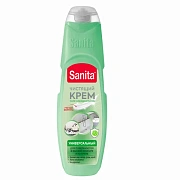 Чистящее средство универсальное крем 600 г, SANITA 'Зеленый чай и лайм', 22949