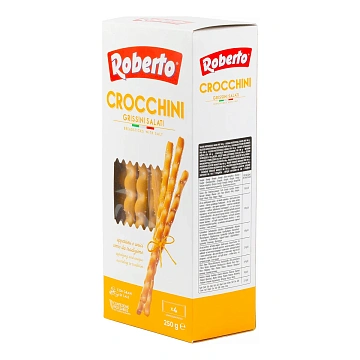 Палочки хлебные Roberto Гриссини Кроккини соленые, 250г