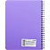 Бизнес-тетрадь А5,96л,кл,спир,пласт,тон.бл. Attache Bright colours Сиренев