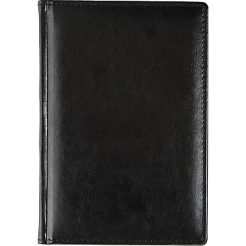 Ежедневник недатированный черный, А5,148x218, 352стр, Agenda