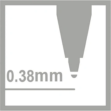 Ручка шариковая автомат. STABILO liner 348/1-50-41,син,0,38мм,манж, шар.0,7