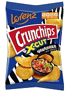 Чипсы Lorenz Crunchips X-Cut рифленые Чакалака, 70г