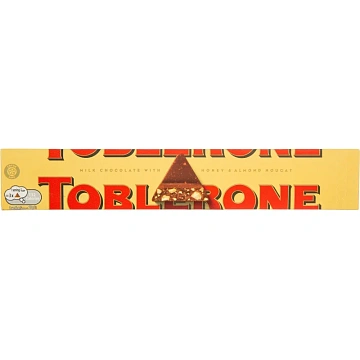 Шоколад Toblerone молочный с медово-миндальной нугой, 100г