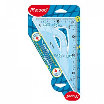 Угольник Maped Flex 21см, 30°/60°, 244621