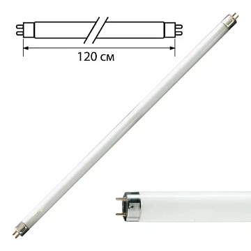 Лампа люминесцентная PHILIPS TL-D 36W/54-765, 36 Вт, цоколь G13, в виде трубки 120 см, холодный днев