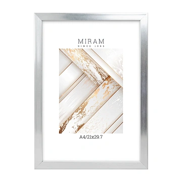 Фоторамка Мирам серебро А4, 21 x 29.7см