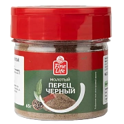 Fine Life Приправа перец черный молотый, 65г