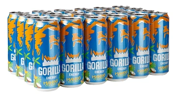 Энергетический напиток Gorilla Mango-Coconut, 450мл