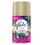 Сменный баллон 269 мл, GLADE 'Кокосовый Бали' для автоматических освежителей, 864981