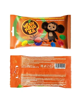 Драже Чебурашка шоколадно-мармеладная начинка, 35г