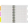 Бизнес-тетрадь 140л,кл,А6,SPIRAL BOOK Салатовый,евросп,обл.пл,раздел.84114