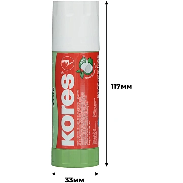 Клей-карандаш 40г KORES Glue-eco