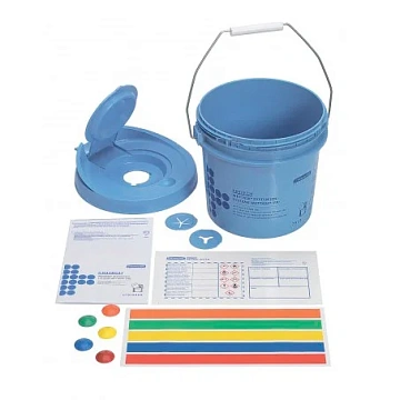 Ведро-диспенсер для протирочных салфеток Kimberly-Clark Wettask 7919, синий