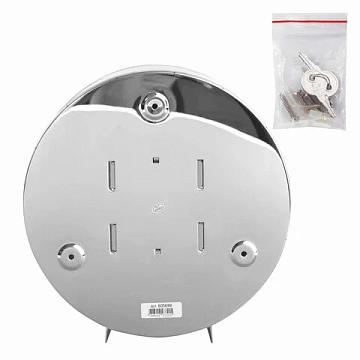 Диспенсер для туалетной бумаги LAIMA PROFESSIONAL INOX, (Система T2) малый, нержавеющая сталь, зерка