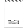 Блокнот А6,80л,кл,греб,карт.обл+УФ-лак Attache Selection LLAMAS белый