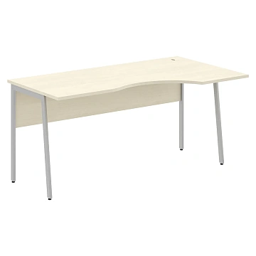 Стол прямой СА-1P(R) Клен*/Алюминий 1600х900х755 IMAGO PLUS