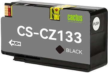 Картридж струйный Cactus CS-CZ133 черный, 73мл