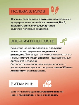 Батончик-мюсли ПП Манго-белый шоколад без сахара, 30г