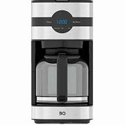 Кофеварка капельная BQ (БИ-КЬЮ) CM2002, 900 Вт, объем 1,5 л, поддержание температуры, серебристая, 8