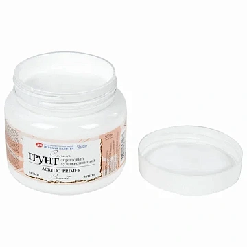 Грунт акриловый 'Сонет', белый, баночка 500 мл, Невская Палитра, 2124915