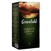 Чай GREENFIELD 'Golden Ceylon' черный цейлонский, 25 пакетиков в конвертах по 2 г