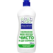 Средство для мытья посуды Aqualon Зеленое яблоко 500мл
