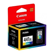 Картридж струйный CANON (CL-441XL) PIXMA MG2140/3140/3540/4240, цветной, оригинальный, ресурс 400 ст