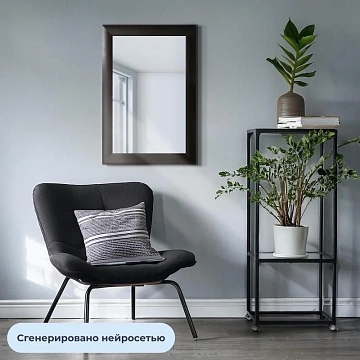 Зеркало KD_ настенное Attache 1801 ВЕ-1 (644х436) венге