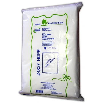 Пакет фасовочный  ПНД БИО 24х37 10мкм 1000шт./уп