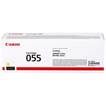 Картридж лазерный Canon 055 Y 3013C002 жел. MF746Cx/LBP664Cx