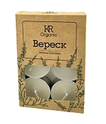 Свеча ароматическая Kukina Raffinata Organic чайная Вереск, 6шт