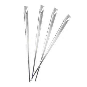 Пика для канапе Пласт-Лидер Призма 9см, прозрачная, 500шт/уп