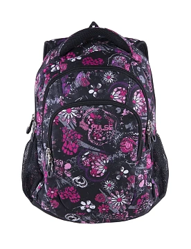 Рюкзак Pulse BACKPACK TEENS BLACK FLOWER, 43х28х22 см