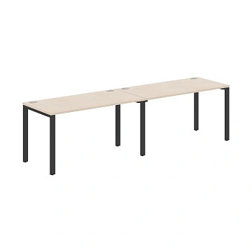 Стол 2-х местный XS6WST 2870 Бук Тиара/Антрацит 2800х700х750 XTEN-S60