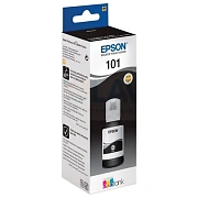 Чернила EPSON 101 (T03V14) для СНПЧ L4150/ L4160/ L6160/ L6170/ L6190, черные, ОРИГИНАЛЬНЫЕ, C13T03V