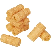 Вафельные рулетики ЯШКИНО со вкусом сгущеного молока, гофрокороб 2,5 кг, КВ160