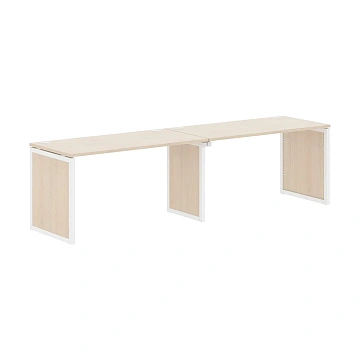 Стол 2-х местный XQPWST 2870 Бук Тиара/Белый 2800х700х750 XTEN-QP