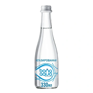 Вода BonaAqua питьевая негазированная, 330мл x 12 шт