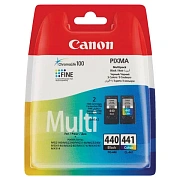 Картридж струйный CANON (PG-440/CL-441) PIXMA MG2140/MG3140, оригинальный КОМПЛЕКТ 2 цвета, 180 стра