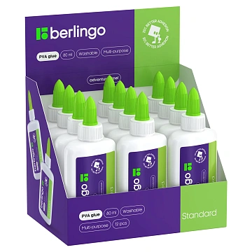Клей ПВА Berlingo 'Standard', 80мл
