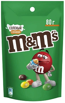 Драже M&M's Соленый арахис, 80г