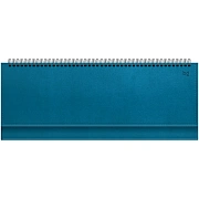 Планинг недатированный, 56л., 330*130мм, кожзам, BG 'Winner. Dark teal', бирюзовый