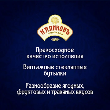 Напиток Калиновъ Лимонадъ дыня газированный, 500мл
